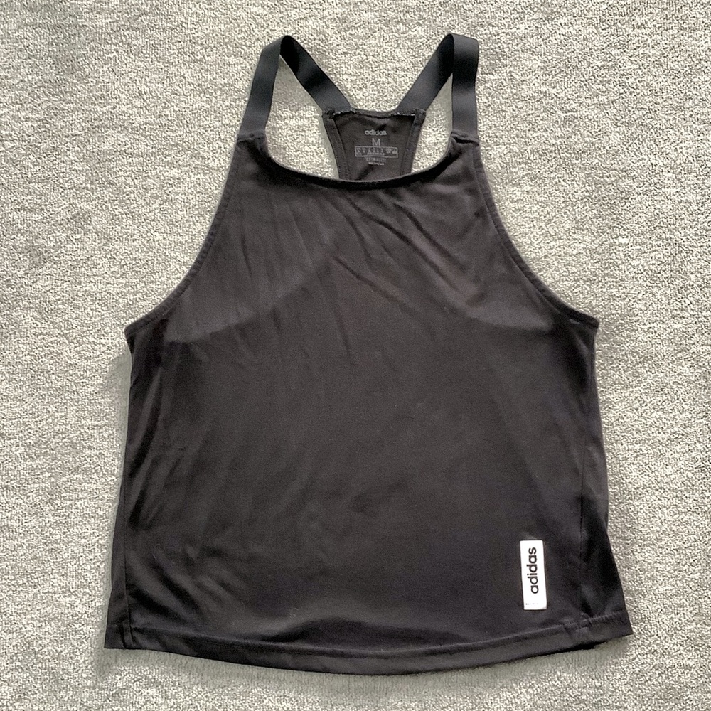 Adidas Black Sleeveless Tank Top Sz. M